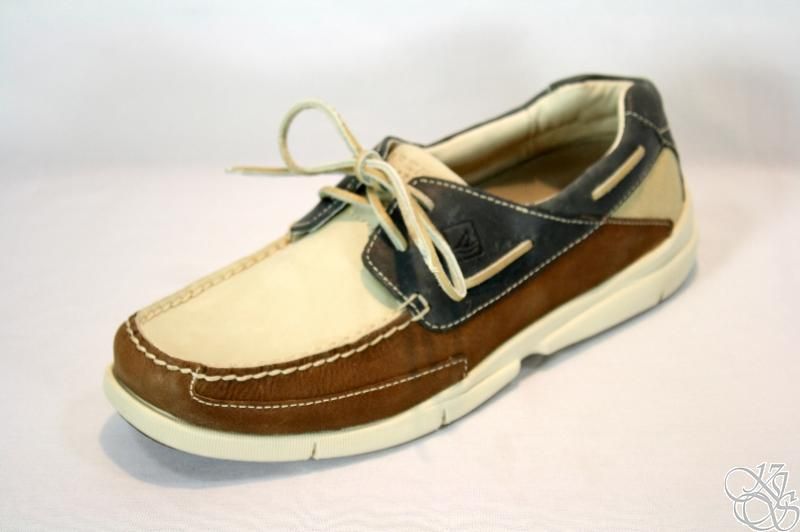 Sperry Top Sider Charter 2 Eye Navy Mens Boat Shoes New  