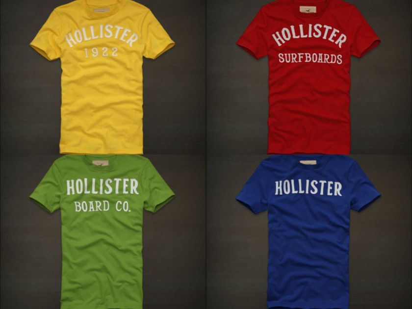 HOLLISTER MENS MISSION BEACH T SHIRTS SIZES M,L NWT  