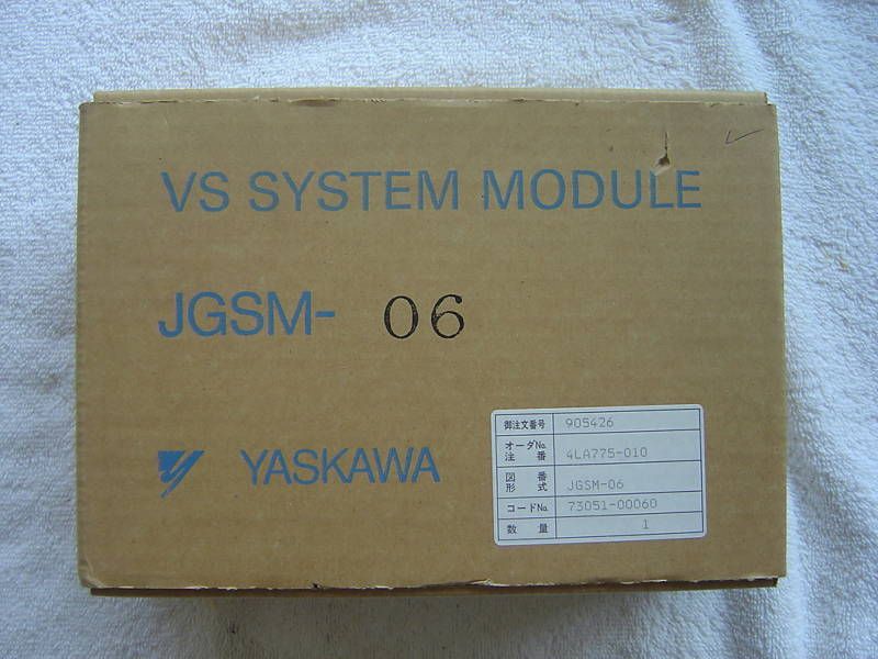 Yaskawa JGSM 06 Position Controller **NIB**  