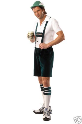 BEER GUY OKTOBERFEST BAVARIAN mens couples costume L XL  