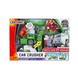 Matchbox Mega Rig Car Crusher System New Sealed  