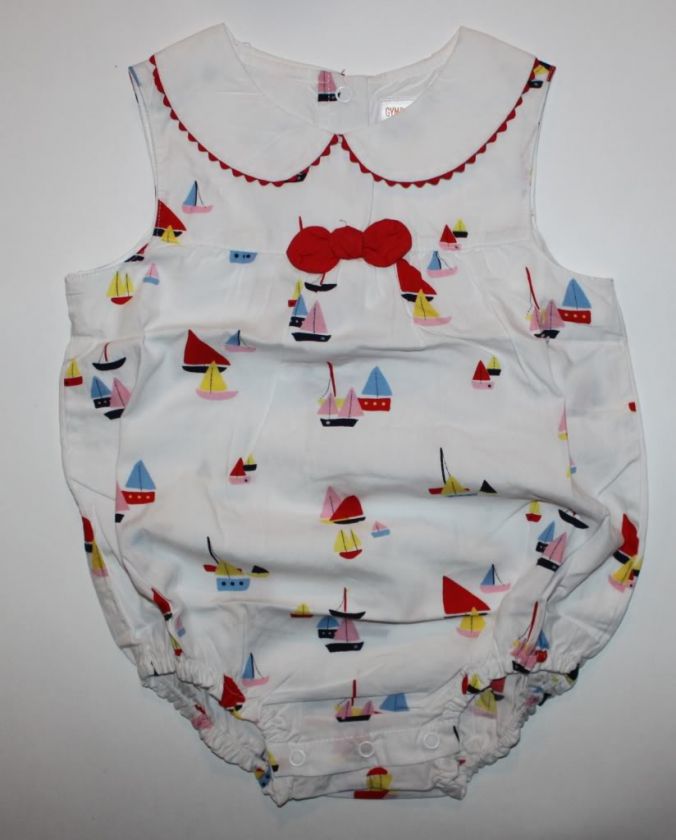 Gymboree Cote DAzure sailboat romper outfitNWT  