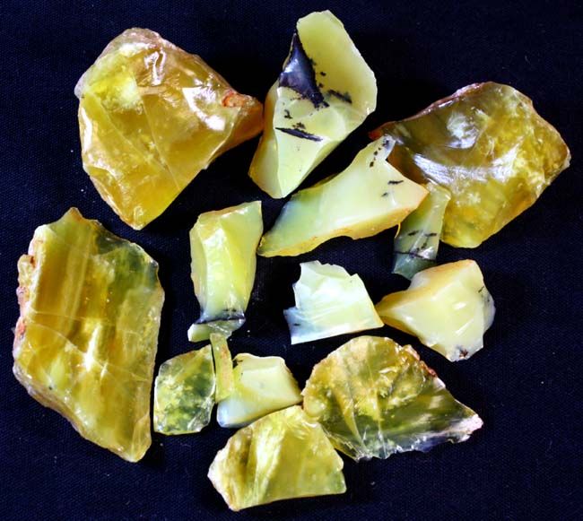 100 cts. AFRICAN YELLOW OPALIAN ROUGH OPALS  