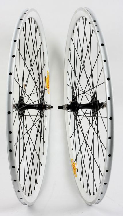 VELOCITY DEEP V WHITE With Formula Track Fix/Free Hubs  