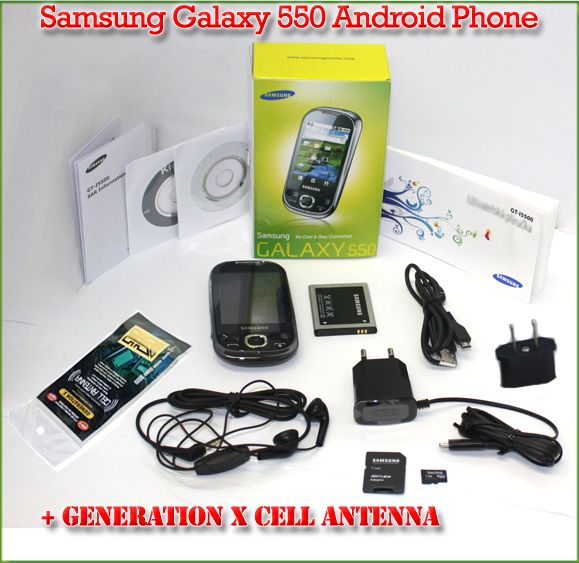 This Auction is for 1 Brand new Samsung Galaxy 550 i5500 Android touch 