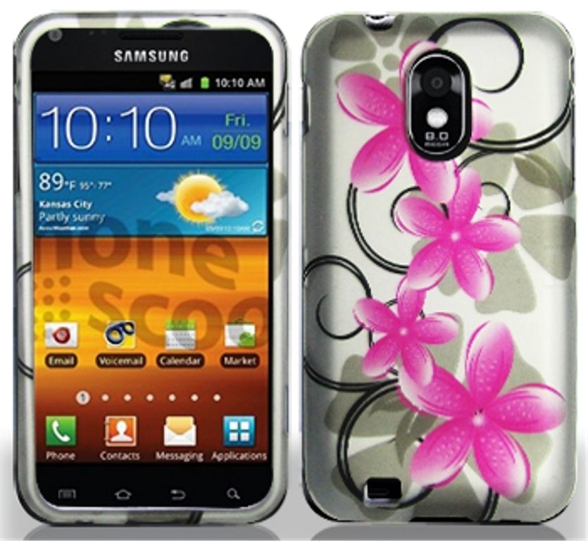 Samsung Galaxy S II 2 Epic 4G Touch D710 SPH D710 PINK STAR FLOWER 