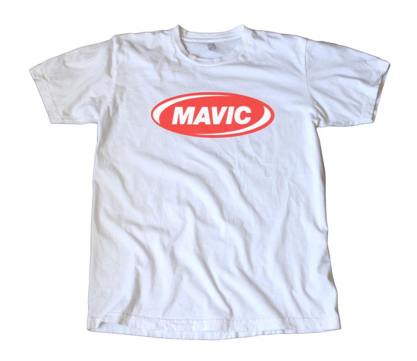 Classic Red Mavic Logo T Shirt   Cycling  