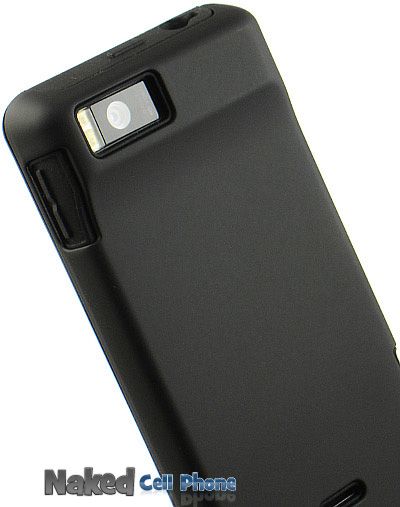 NEW BLACK RUBBERIZED HARD CASE + SOFT RUBBER SKIN COVER FOR MOTOROLA 