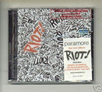 PARAMORE RIOT SEALED CD NEW 2008 PARAMORE RIOT  