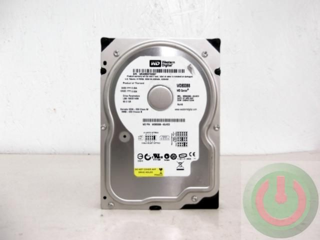 WESTERN DIGITAL WD800BB 63JKC0 80GB IDE CAVIAR DESKTOP HARD DRIVE 