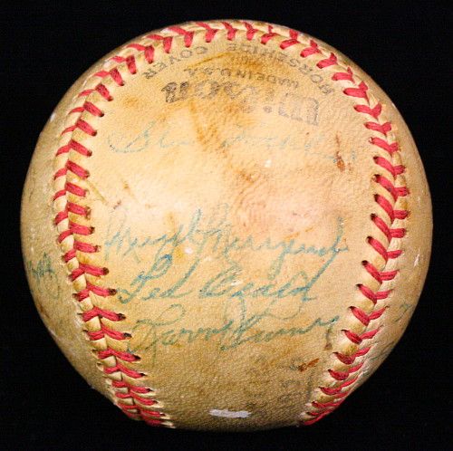 ROGER MARIS SIGNED AUTOGRAPHED 1956 INDIANAPOLIS TEAM BASEBALL PSA/DNA 