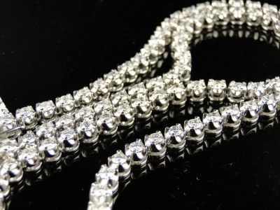 MENS 1 ROW PRONG SET REAL VS DIAMOND CHAIN SOLITAIRE NECKLACE 24 CT 