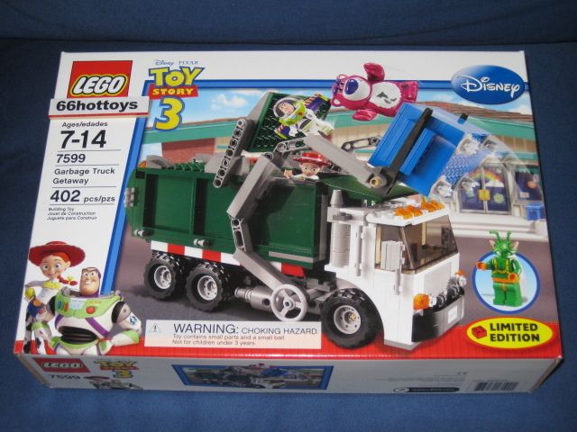 LEGO 7599 Disney Pixar Toy Story Garbage Truck Getaway  