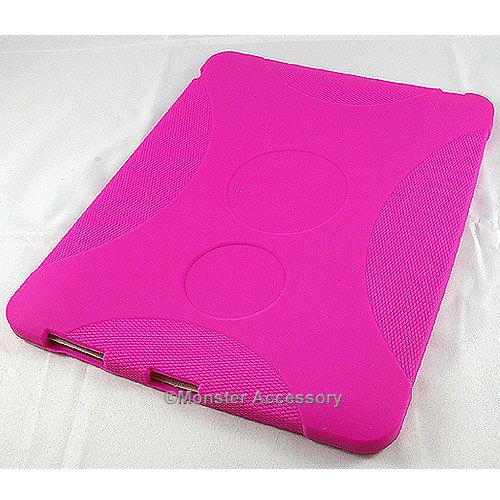 Pink Sport Silicone Soft Skin Gel Case Cover Apple iPad  