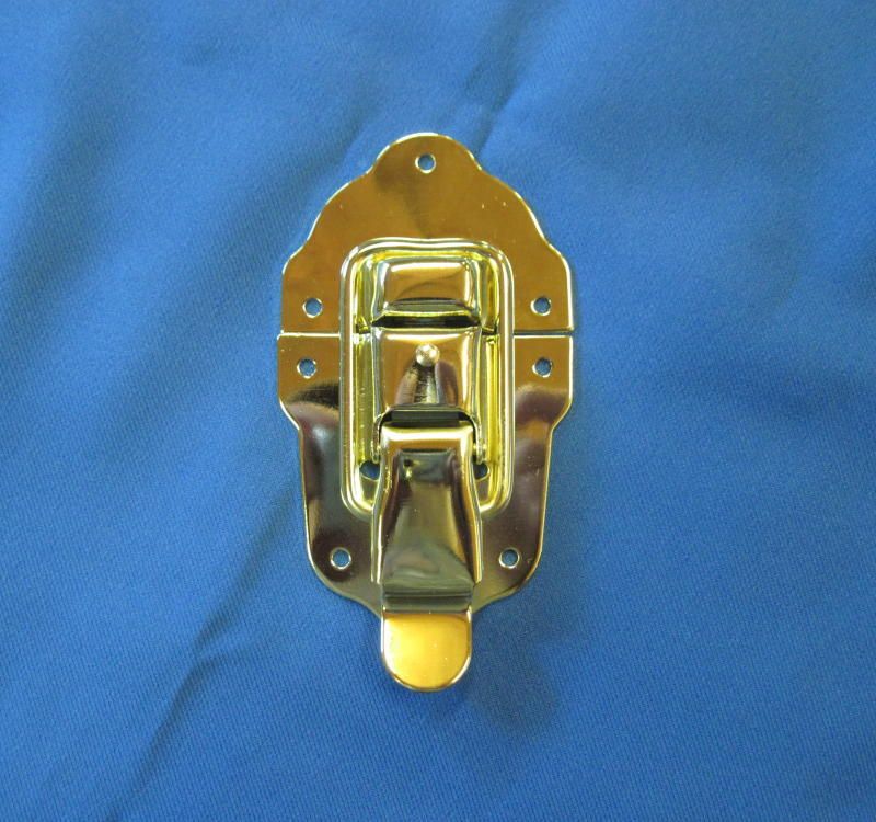 ANTIQUE TRUNK LATCH, Brass, Replacement # 3, Large  