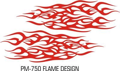 FLAME BODY GRAPHICS KIT DECAL   TRUCK VAN SUV CAR  