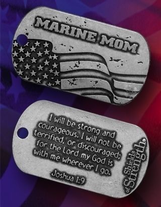 MARINE MOM JOSHUA 19 Military Dog Tag  