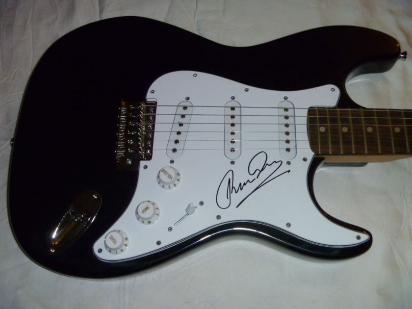 KLAUS MEINE SIGNED GUITAR SCORPIONS AUTOGRAPHED PROOF  