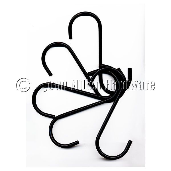 Black 6 inch Pot, Garden, Kitchen, S hooks 727332168061  