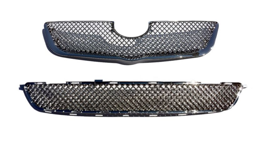 2009 11 Toyota Corolla Upper & Lower Chrome Mesh Grill  