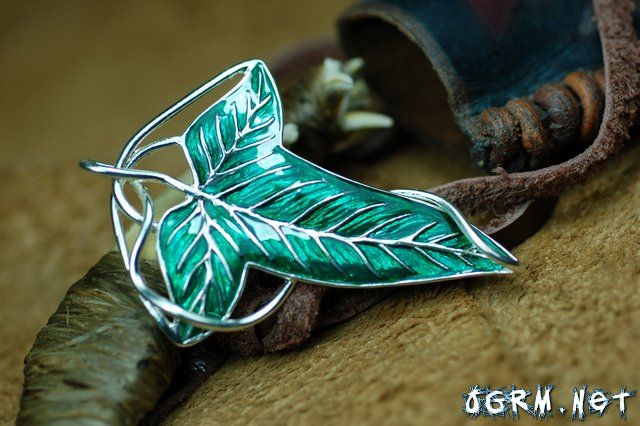 The Elven brooch the Lord of the Rings Silver Plated  