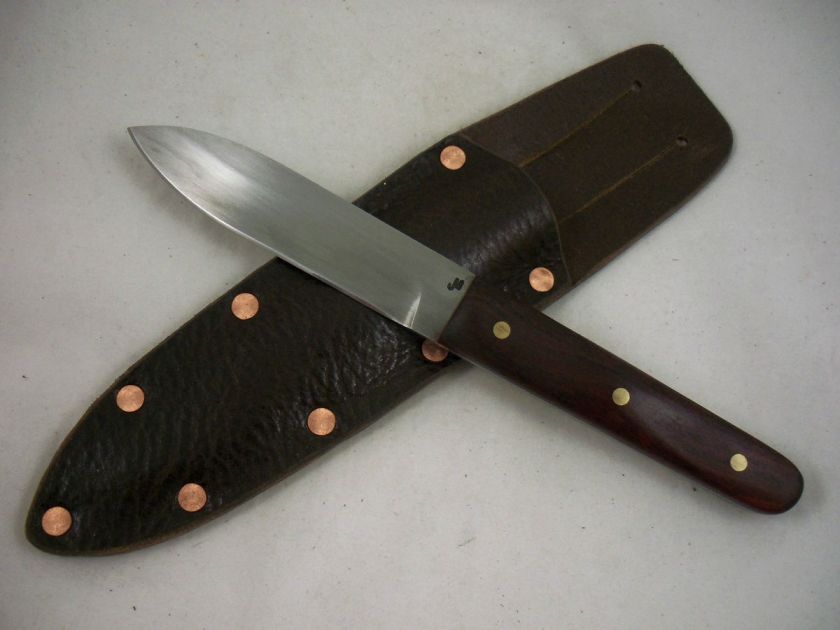 Jeff C. Morgan, Custom 1095HC Steel Midsize Tapered Green River Knife 