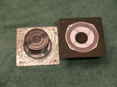 pair Leak Rank Wharfedale 4 Midrange Speakers Special  