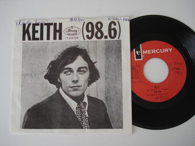 KEITH 98.6 Mercury PS 45 Bubblegum  