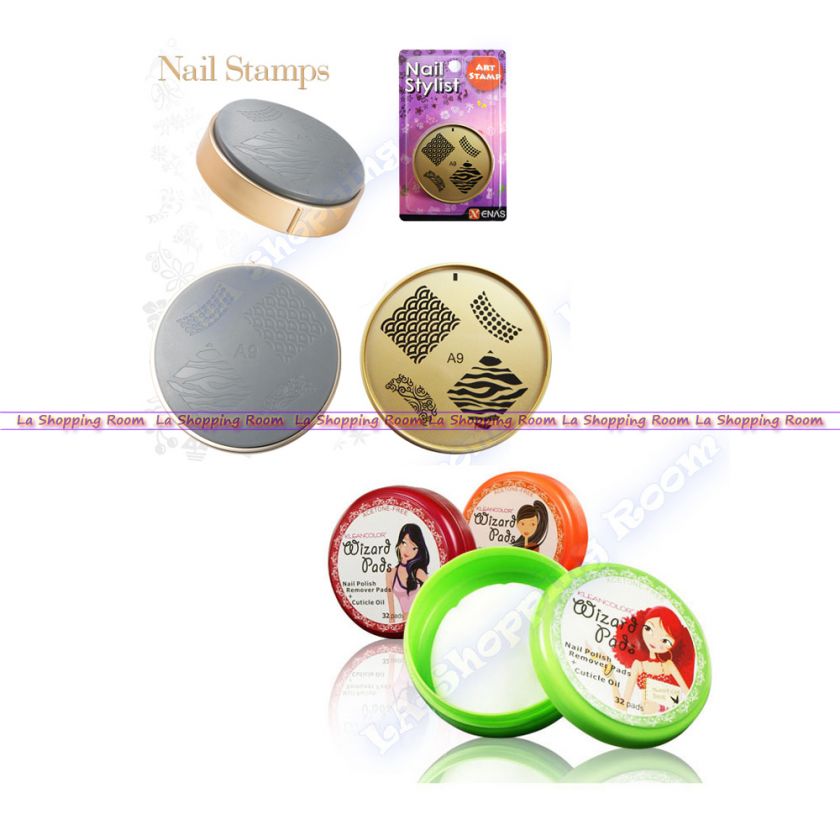 Nail Art Stamp ENAS Design image stamping DIY stencil printing salon 