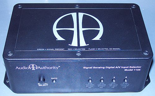 Audio Authority 1154A Component A/V Auto Switch NEW  