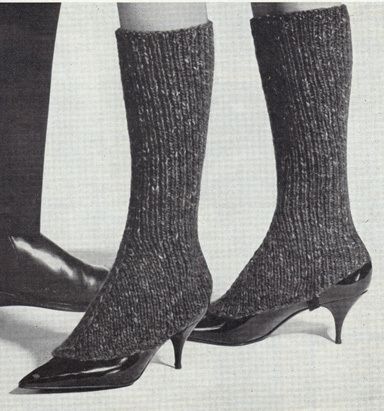 Knitting PAttern Steampunk Spats Spatterdashes Vintage  