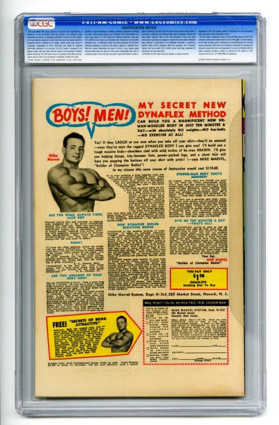   #35 CGC 8.0 2nd Molten Man Lee Kirby Marvel Silver Age Comic  