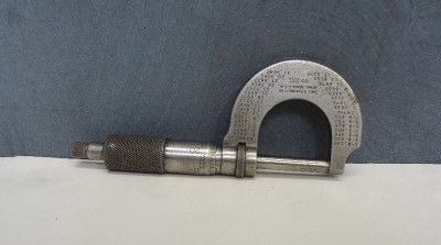 STARRETT 0 to 1 MICROMETER #213 in very good condition  