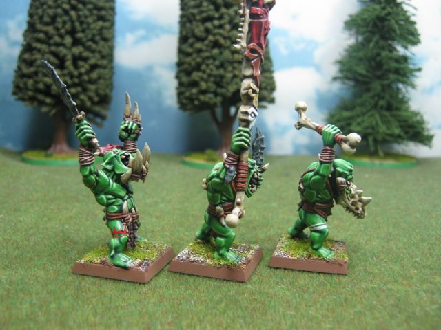 25mm Warhammer DPS painted Savage Orcs OR040  