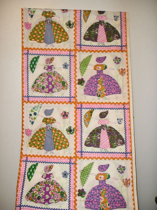 Vintage Bloomcraft Gloria Vanderbilt Designer Southern Belle Fabric 3 