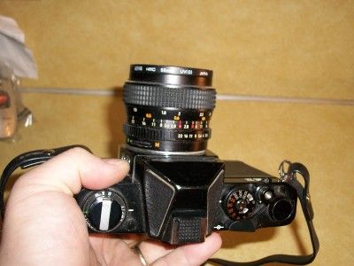 CHINON 35MM CAMERA CXII LEN CASE FLASH TRIPOD PHOTO BUG  