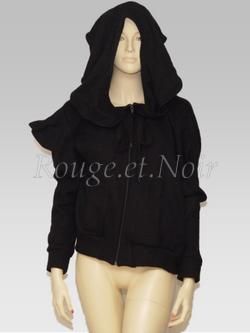 ANGLOMANIA VIVIENNE WESTWOOD Astronaut blk wool hoodie  