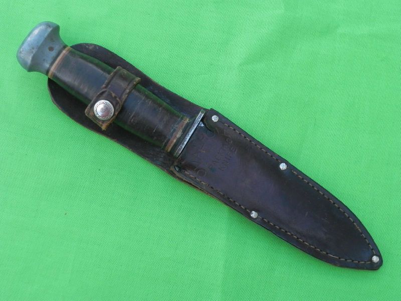 US WW2 PAL RH 35 M1 USN Fighting Knife & Sheath  