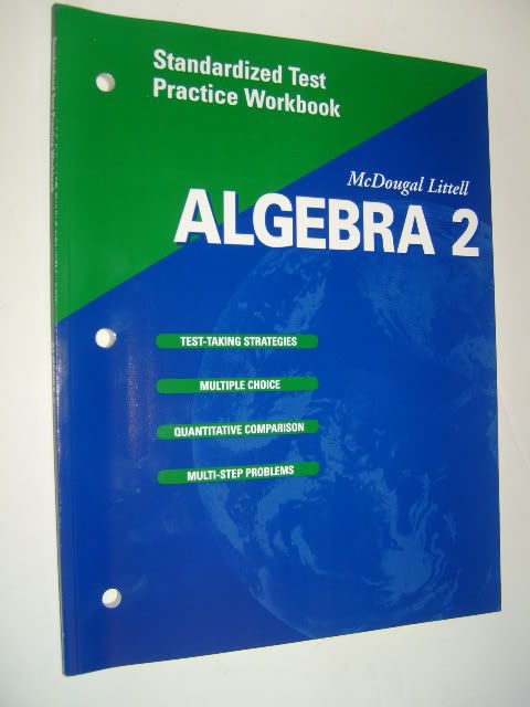   TEST Workbook 10th 11th Grade 10 11 MATH 9780618020331  