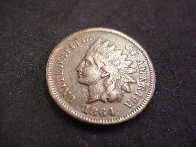 1864 L INDIAN HEAD CENT PENNY EXTRA FINE XF +++  