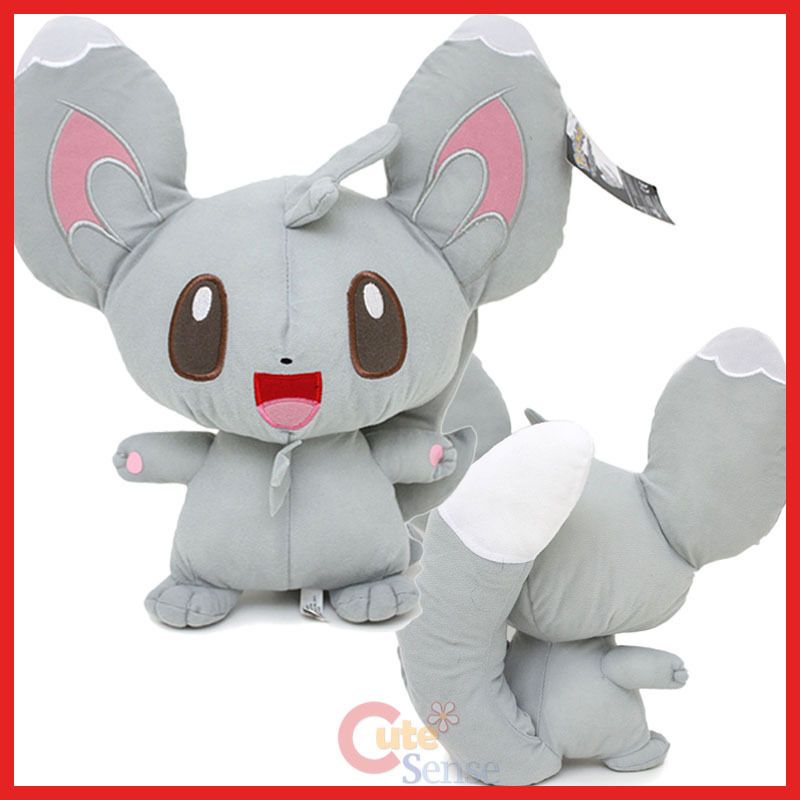   Minccino Plush Doll  14 Soft Stuffed Toy  Large Nintendo Licensed