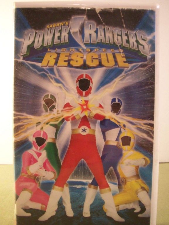 POWER RANGERS Lightspeed Rescue Childrens VHS Tape 024543002840 