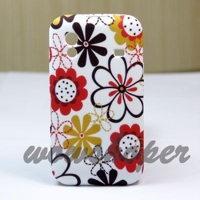 Flower back cover case fo Samsung Galaxy Ace S5830  