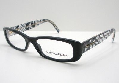 Dolce & Gabbana 3063 M 1891 Black Lace New 100% Authentic Made In 