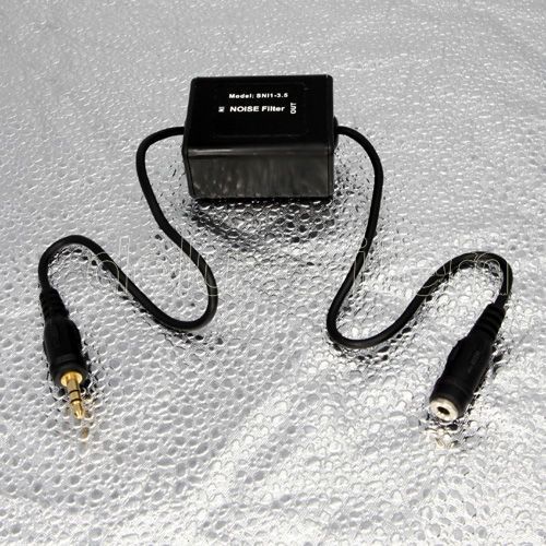 MINI 3.5MM NOISE FILTER GROUND LOOP ISOLATOR CAR AUDIO  