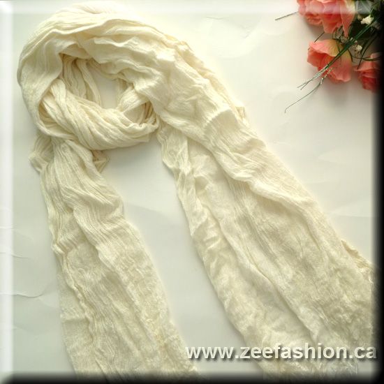 WRINKLE MENS WOMENS WINTER PASHMINA CASHMERE SCARF  