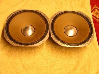 pair Sansui 15 Woofers Bass Speakers W 135 SP DF101  