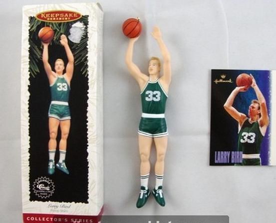 1996 Larry Bird Hoop Stars #2 Boston Celtics Hallmark Ornament  