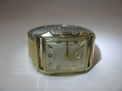 Vintage Mens Hamilton Watch   19 Jewel Movement # 753 10 K Gold 