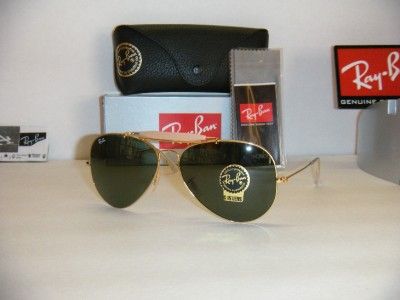   RB3029 L2112 GOLD FRAME W/ G 15 LENSES62 MM LARGE 805289621126  